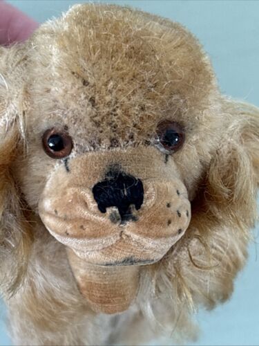 Vintage Stuffed Animal Steiff Germany Toy Mohair Cockie Cocker Spaniel Dog NoTag - Picture 17 of 24