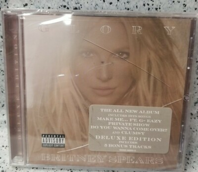   SPEARS,BRITNEY-GLORY ,CD NEW- Broken case- ripped plastic 