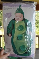 Infant/Toddler Halloween Costume Pea Pod Bunting Size Up to 25 Inches