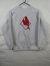 Vintage L sweatshirt Cardinals Red Bird made in USA