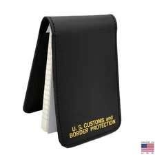 Perfect Fit CBP Officer Leather Notebook Case Pocket Note Pad Top Opening 3X5