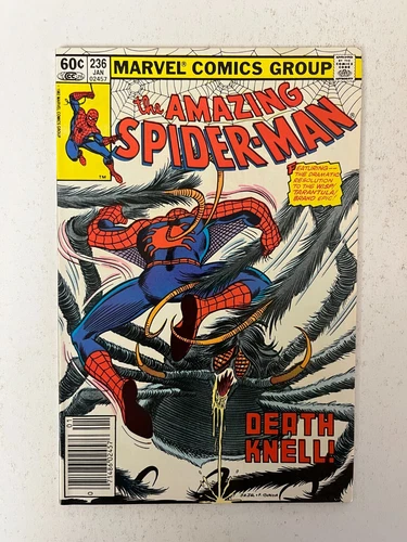 Amazing Spider-Man 236 (8.5 VF+) Tarantula Cover/Story, Newsstand
