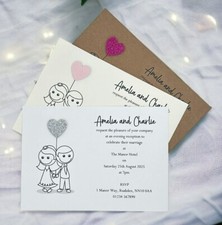50 Wedding Invitations Evening