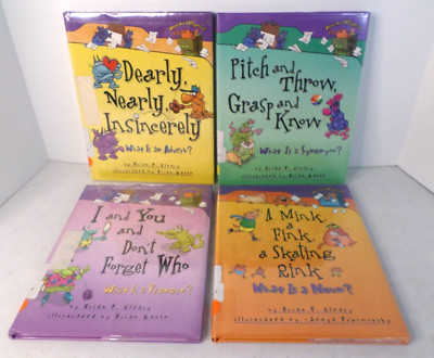 Lot 4 Words Are Categorical Books Brian P. Cleary Adverb Noun Pronoun Synonym