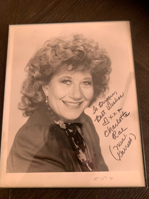 Charlotte Rae Garrett Facts of Life Autographed Photograph Picture  X 10
