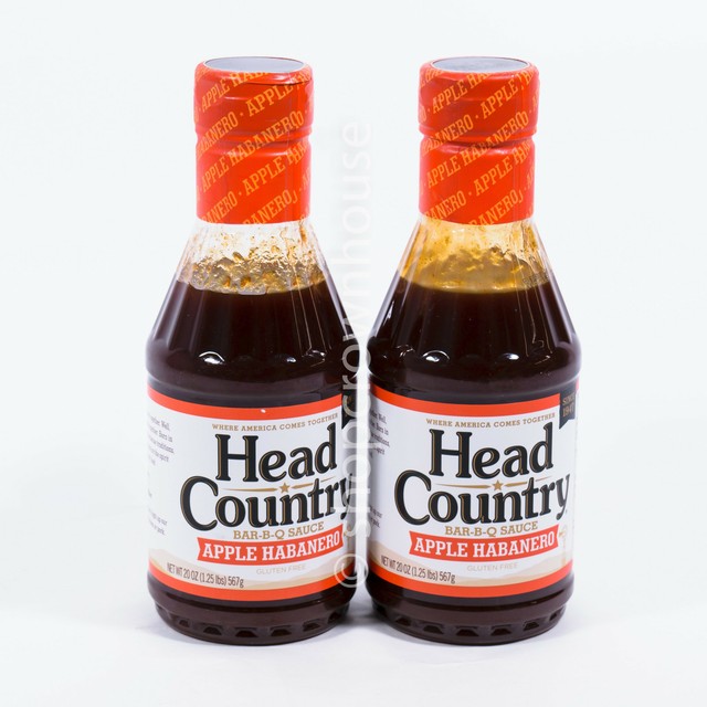 Head Country Barbecue BBQ Sauce Apple Habanero 2 Bottles 20oz per