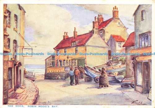 D178730 Robin Hood Bay. Das Dock. Harold Todd