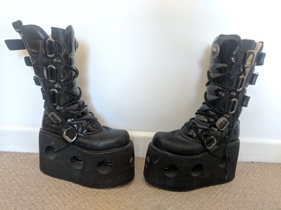 pvc platform boots