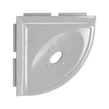 Shower Soap Dish Shelf 5" Lugged New Construction Corner Metro Cool Gray