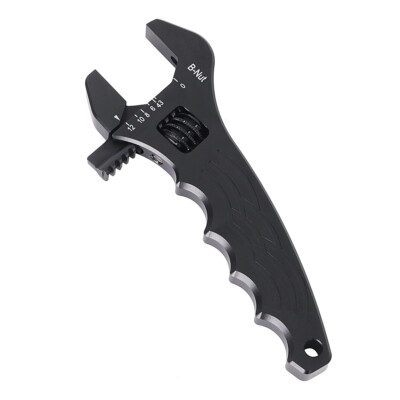 3AN-12AN Multitool Wrench Adjustable Spanner Aluminum For Hose End Fitting Black