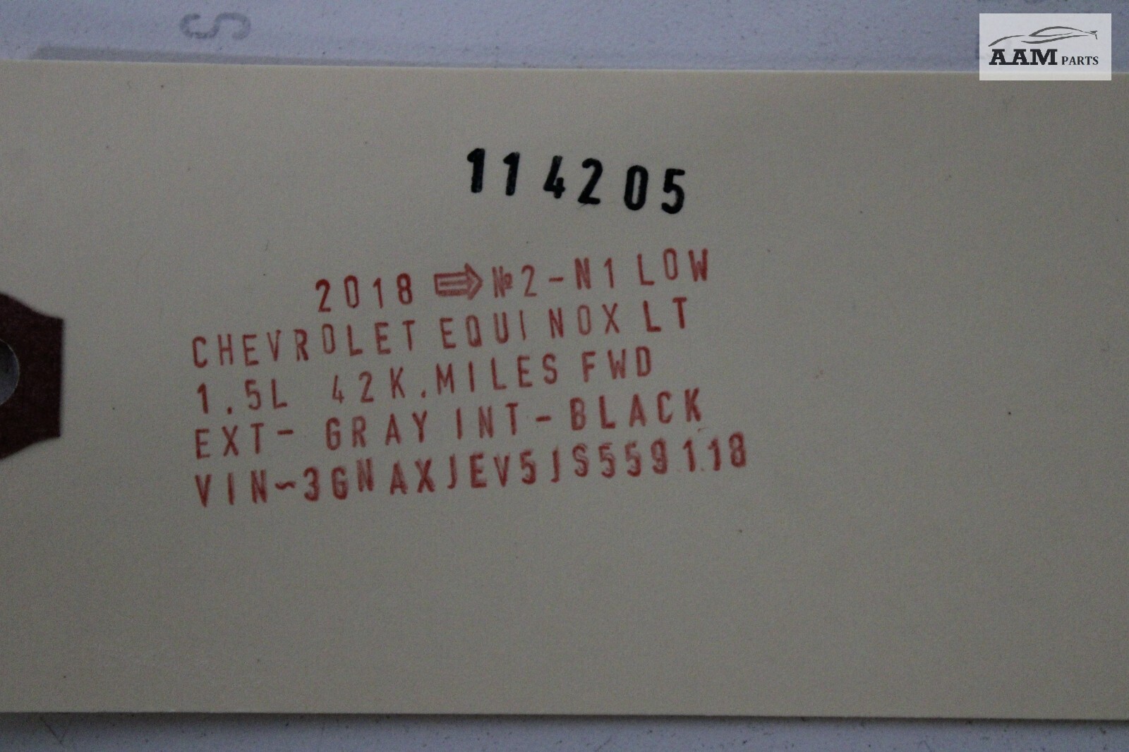 2018-2023 CHEVROLET EQUINOX FUEL FILLER NECK FUNNEL TUBE ADAPTER OEM