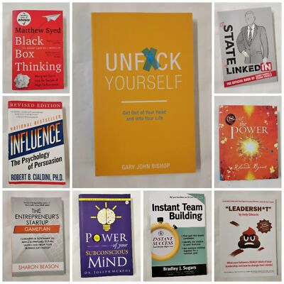 Geschäftsbücher Konvolut - Mindset, Führung, Finanzen x 10 Bücher (zufällig)