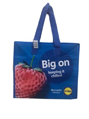 Pack of 5) Lidl Large Insulated Cool Shopping Bag Frozen Food for