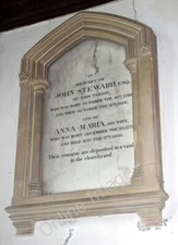 Photo 6x4 St Mary's church in East Carleton - C19 memorial St Mary's c2010