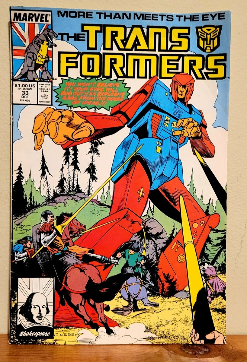 現状品　Transformers #78　marvel comics　アメコミ October 1988 The Transformers Comic Book Marvel Vol 1 No 33