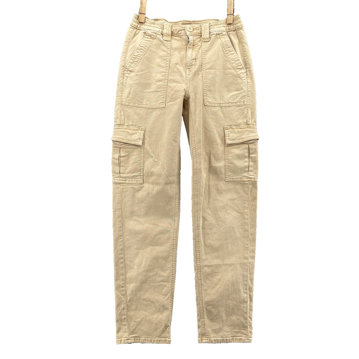 American Eagle Cargo Pants Women 26x29* Army Khaki Utility Preppy  Streetwear Y2k