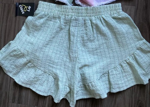 Art Class girls size 10/12 shorts mint green/multi color pastel New - Picture 4 of 6