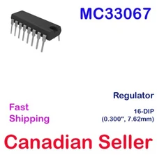 MC33067 Positive Flyback Regulator Step-Up-Down DC-DC Controller IC 16-DIP ON