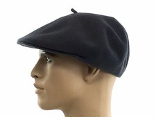 Laulhere French 100 Wool Cap Beret 1898 Grey/Purple Size S 6 7/8 Made In France