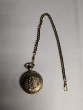 Sutton 100 Year Commemorative Statue Of Liberty Pocket Watch