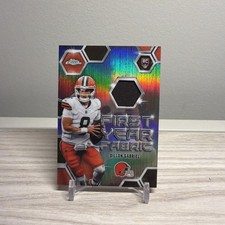 2025 Topps Chrome- Dillon Gabriel First Year Fabric Player Worn Rookie Browns RC