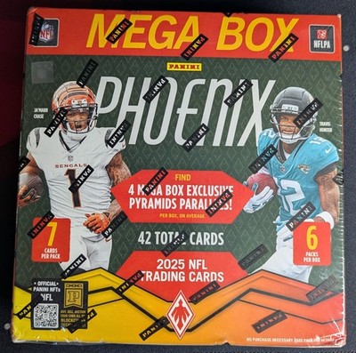 2025 Panini Phoenix Football NFL Trading Cards Mega Box - 4