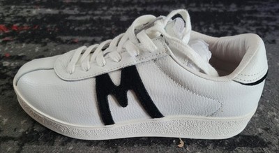 Karhu Trampas Gr 37 Weiß Schwarz Leder Sneaker Damen Jungen Schuhe Freizeit Fun