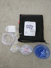 Disposable Bag-Valve-Mask (BVM) manual resuscitator kit  