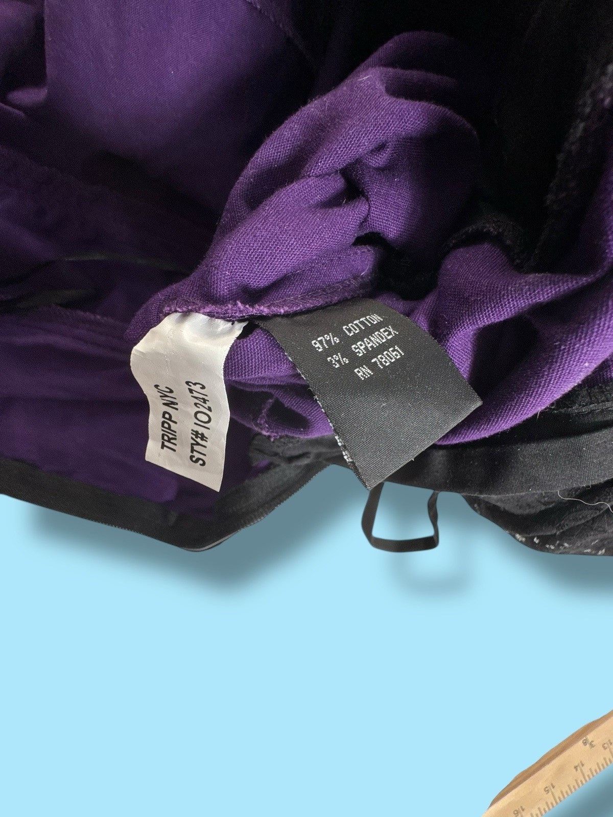 Tripp NYC Purple Black Lace up Corset Mesh tutu mini dress vintage y2k goth XL image 7