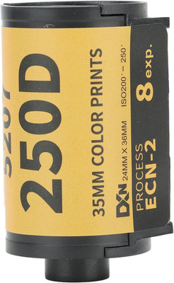 35mm Color Film Roll ECN-2 135 Camera Negative Film 200-250 ISO 36 Exposure