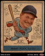 1938 Goudey Heads Up Jimmie Foxx #249 / #273 Red Sox 1.5 - FAIR