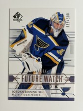 2014-15 SP Authentic Future Watch Autograph Rookie Jordan Binnington RC Auto
