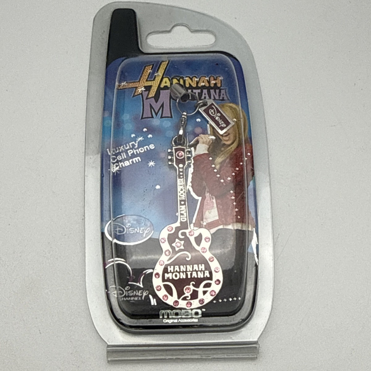 Official Hannah Montana Bling Gem Metal Charm Strap Purse Key