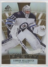 2021-22 Upper Deck SP Game Used Purity Gold 118/150 Connor Hellebuyck #P-4 0nr3