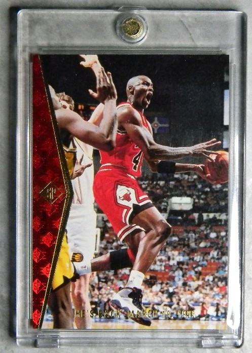 1994-95 Upper Deck SP "He's Back" Red Michael Jordan #MJ1 - Chicago Bulls