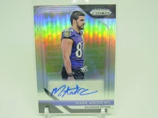2018 Panini Prizm Mark Andrews Rookie Silver Prizm Auto Ravens #RA-MAN RC