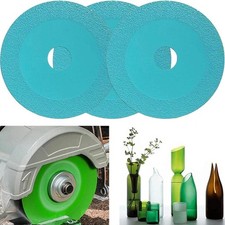 10cm Glass Cutting Discs Upgraded - 1mm Diamond Cutting Disc Saw - Light Blue