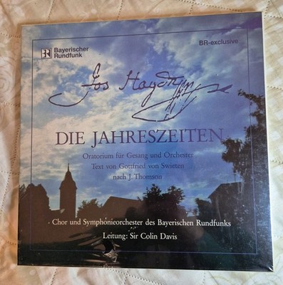 Haydn Die Jahreszeiten Sir Colin Davis Bayerischer Rundfunk NM Sealed 3lp Box VB
