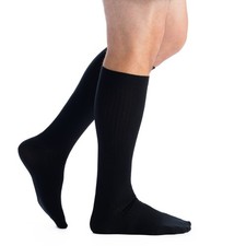 X Large Knee High Compression Stockings For Pain Relief 20-30 Mmhg Black