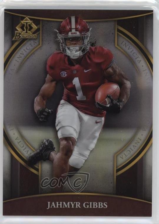 2022 Bowman U Chrome Bowman Invicta Jahmyr Gibbs #BI-20 12g7