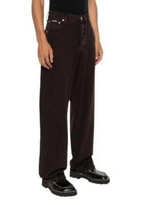 EYTYS Benz Sepia Baggy Fit Damen Jeans W32/L32 Brown Verblichen Unisex RRP370