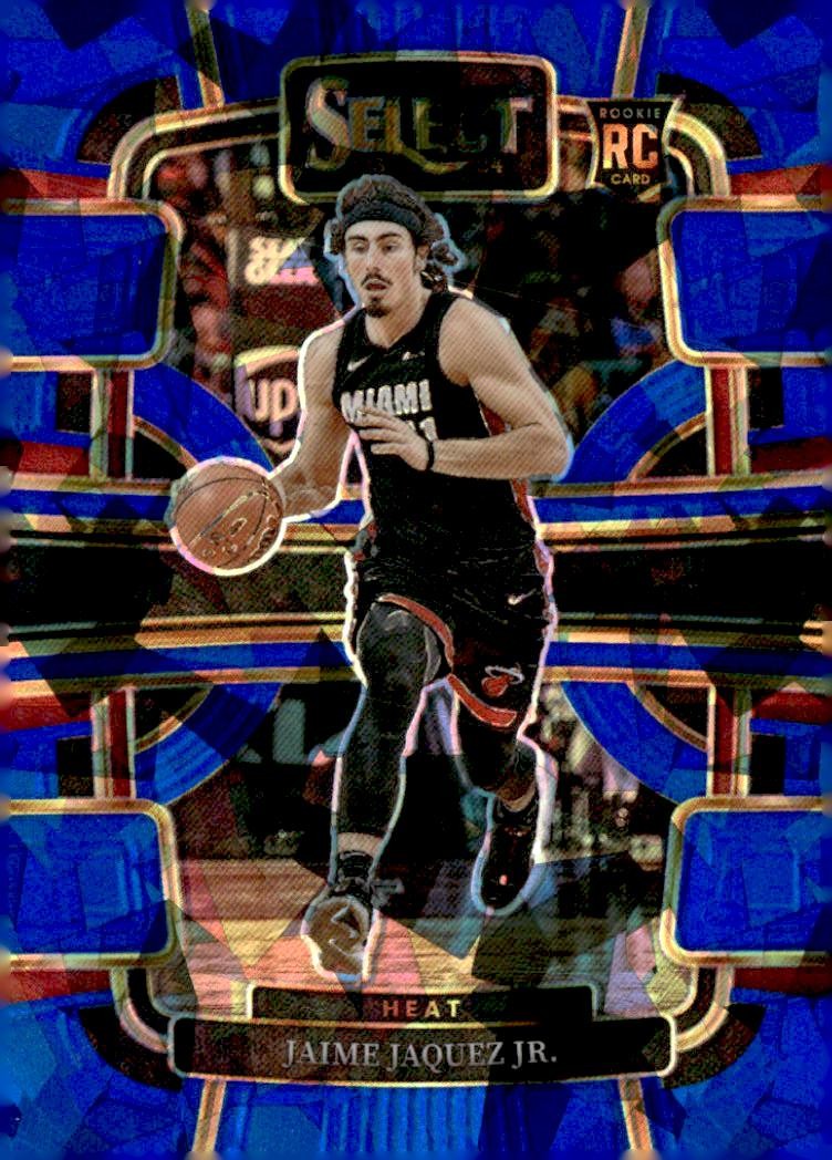2023-24 Panini Select #100 Jaime Jaquez Jr. Blue Cracked Ice Prizms Rookie