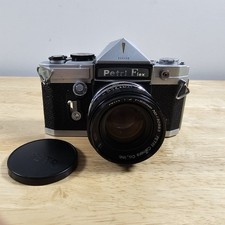 Petri Flex V VINTAGE Camera 55mm f/2 Japan UNTESTED 55mm Lens