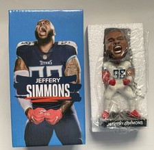 Tennessee Titans Bobble Head 2022 Jeffery Simmons Season Ticket Member Gift NFL