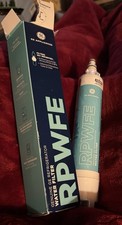 New Open Box GE Appliances RPWFE Genuine Refrigerator Water Filter WITH CHIP 