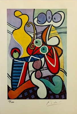 Pablo Picasso Hand-Signed Original Print With COA and +$3,500 USD Appraisal.-