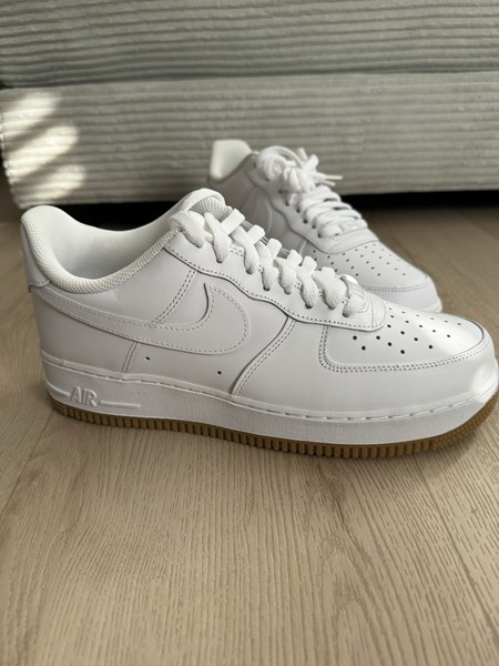 Talla 9 - Nike Air Force 1 Low Blanco Gum 2