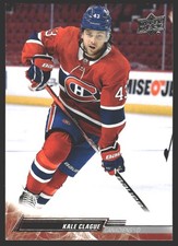 Kale Clague #96 2022-23 Upper Deck Montreal Canadiens
