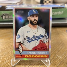 2025 Topps Heritage High Number - Tanner Scott #551 Chrome Refractor