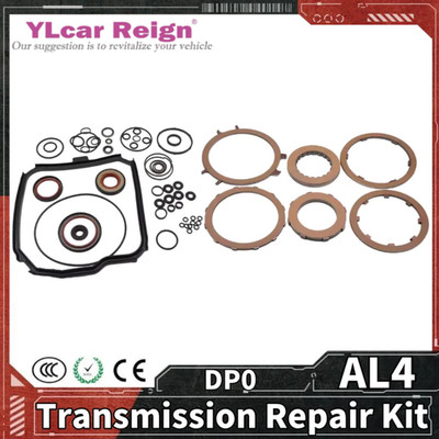 AL4 DP0 Auto Transmission Overhaul Rebuild Kit Friction Plate For Peugeot 1.6L